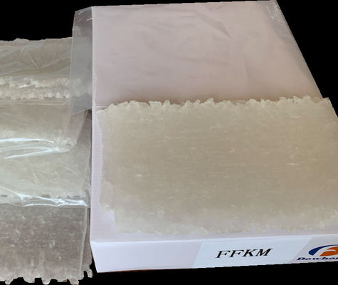 O Rings FFKM com TR -17 e conjunto de compressão 12-20 em âmbar para aplicações aeroespaciais e petroquímicas