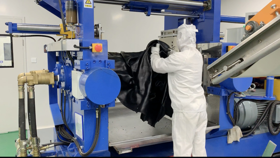 FKM Borracha Fluorada 1,85 Gravidade Específica e 20 60 Viscosidade Mooney para vedações de hastes de válvula